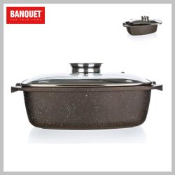   BANQUET Plech s nepriľnavým povrchom PREMIUM Tmavohnedý 39,5 x 22 x 11 cm 40055432