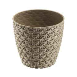 Plastový kvetináč s pleteným vzorom 4 l 4060103