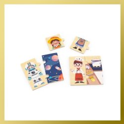 Drevené puzzle Viga Profesia 24 dielov 406504