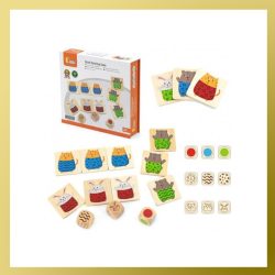 Viga Drevená hra na rýchle párovanie 406511