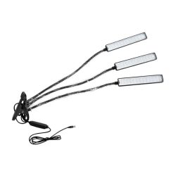   LED rastlinné osvetlenie – 3-hlavové, plnospektrálne rastlinné osvetlenie 41N