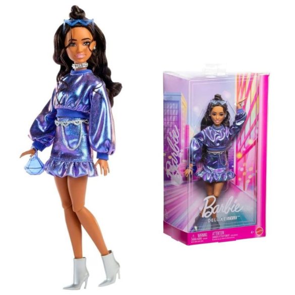 Barbie Deluxe v modrých šatách 423090