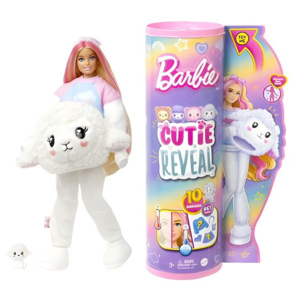 Barbie Cutie Reveal – Pastelová edícia: Bábika s prekvapením v podobe ovečky 426738