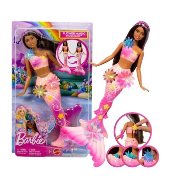 Bábika Barbie Flower Magic Mermaid – Flower Magic Tail 427895