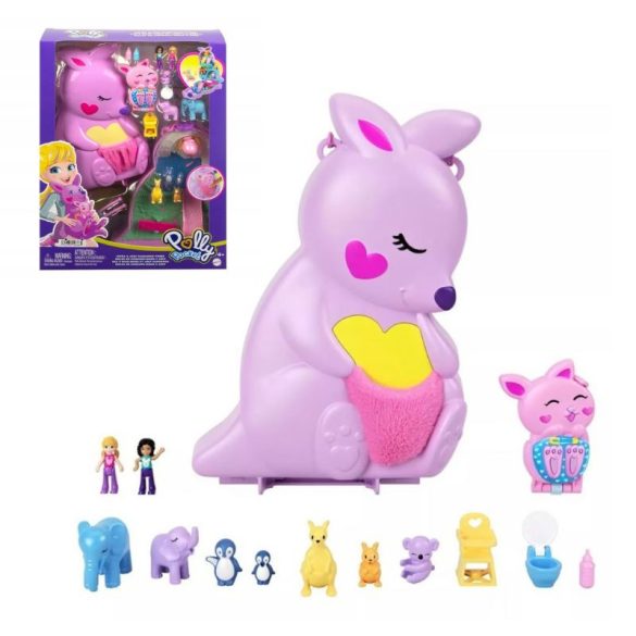 Polly Pocket – Mama a Joey Kangaroo Play Set 428664