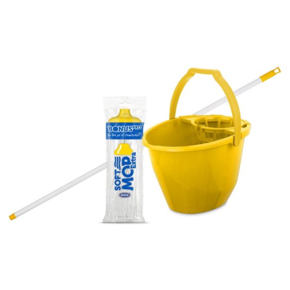 Sada na umývanie podlahy – vedro + rukoväť + mop 11 l 4300031
