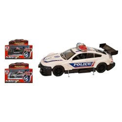 Športové policajné auto z kovu 11 cm 444375