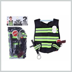 Policajná súprava s reflexnou vestou 34 x 41 cm 449283