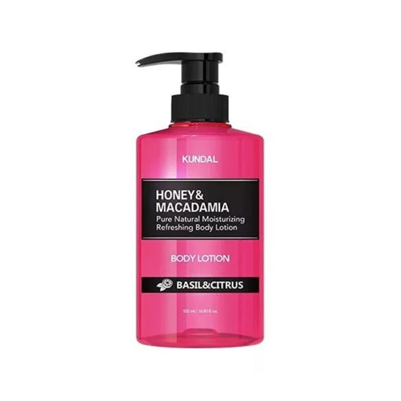 KUNDAL Medové a makadamiové telové mlieko s bazalkou a citrusmi 500 ml 45673