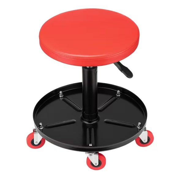 Dielenská stolička s nastaviteľnou výškou, kolieskami a odkladacou miskou 47M05504VG