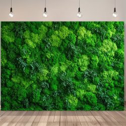   Realistická tapeta s motívom machu (2D) – polyesterová dekorácia 47M895GV79-110