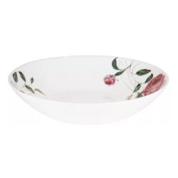Hlboký tanier Opál s ružovým vzorom 20 cm 481449