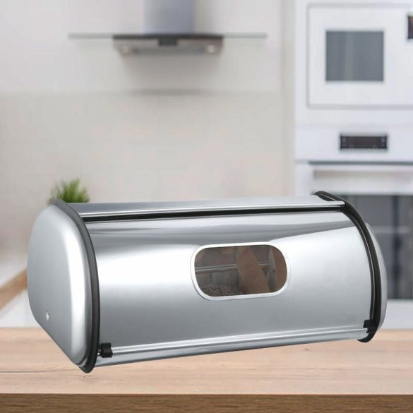 Nerezová nádoba na chlieb AKCENT, 43,5 cm, matná 48828005W