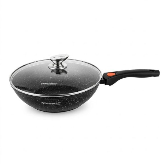 Rosenberg WOK panvica s pokrievkou a odnímateľnou rukoväťou 32 cm 4897051485926
