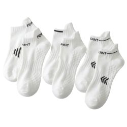  3 páry bielych elastických športových ponožiek 4GM59536K9
