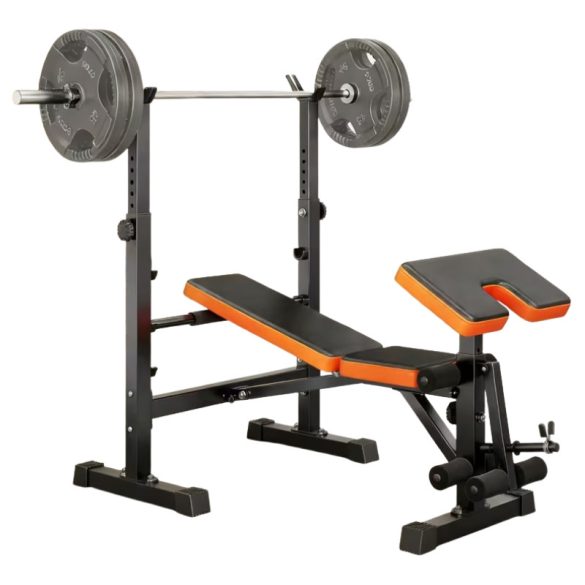 Sada nastaviteľnej posilňovacej lavice 6 v 1 s bench pressom a stojanom na drepy 4QM1G5XG30