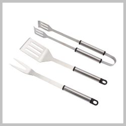 HAPPY GREEN BBQ grilovací set, 3 ks, 38 cm, 5012057-A
