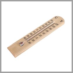 HAPPY GREEN Drevený teplomer 25,5 cm 50629520