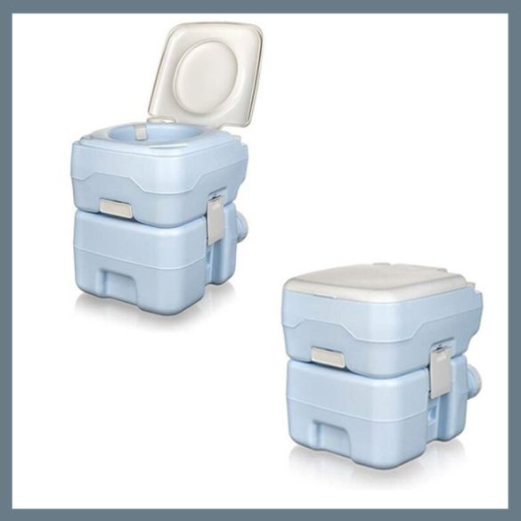 Prenosná toaleta 20 l, modrá 50660401