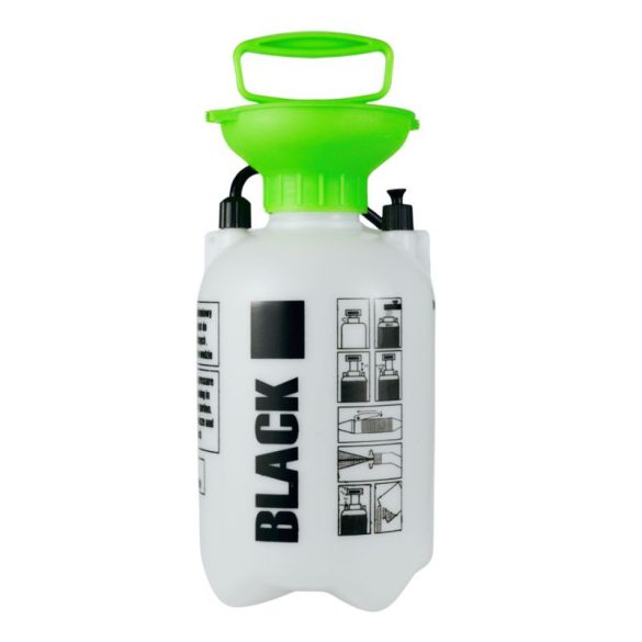 BLACK Ručný tlakový postrekovač na rastliny – 5 litrov, s nastaviteľnou tryskou 53410