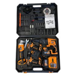   Sada akumulátorového náradia BLACK – 4 náradia + príslušenstvo 53747