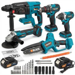 Sada náradia BLACK na akumulátor – 53760