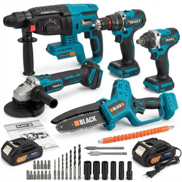 Sada náradia BLACK na akumulátor – 53760