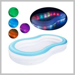 Nafukovací detský bazén Aqua Glow s LED osvetlením 54135