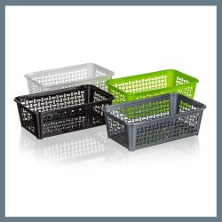   VETRO-PLUS Úložný košík 24,7 x 14,7 cm, mix farieb 55071012