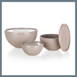   BANQUET CULINARIA plastová sada misiek s vekom 0,5 l / 1,2 l / 2,5 l, 6-dielna – 55074907-A