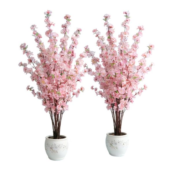 Obrovská japonská dekoratívna sada kvetov čerešne (2 kusy, 125 cm) 55MXQ5KXV3