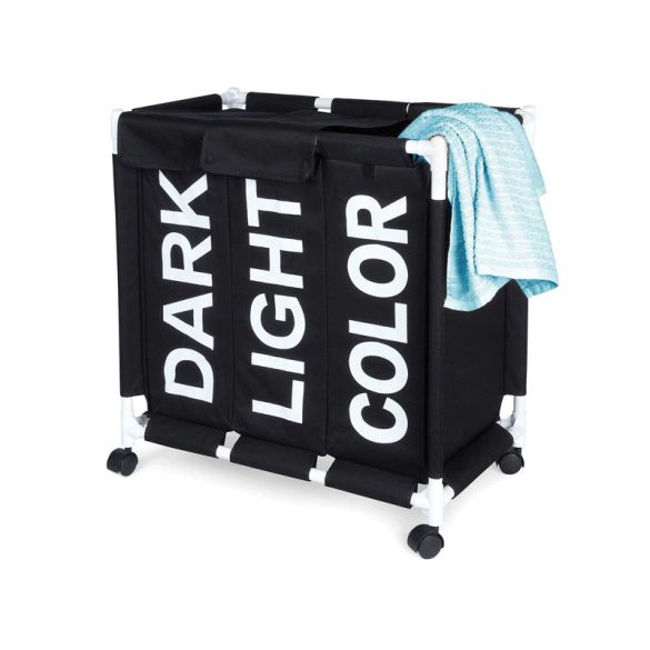 Trojdielny kôš na špinavé prádlo 568026