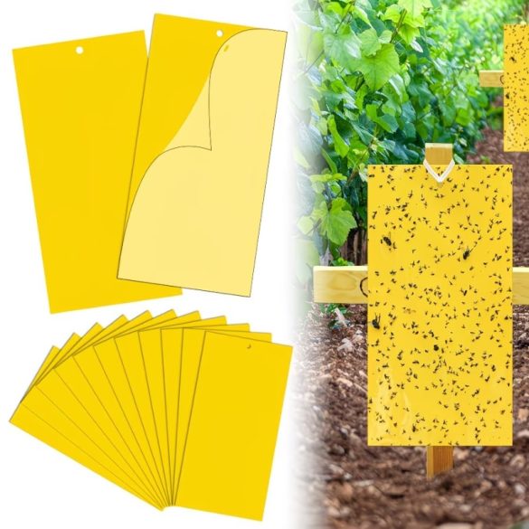 Sada 20 ks žltých pascí na škodcov – 20x10 cm 57MV35X66K