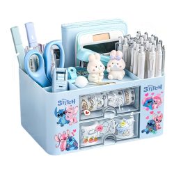   Disney Stitch multifunkčný stolný organizér – Svetlo modrý 57MVK5XQKW-2