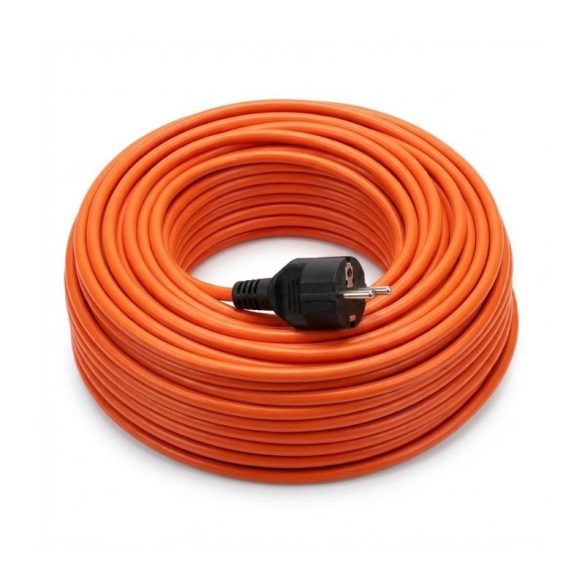 Čierny 50-metrový oranžový záhradný predlžovací kábel 59011