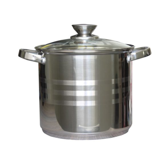 Nerezový hrniec so skleneným vekom, 4,3 litra, 18 cm 5949062800713
