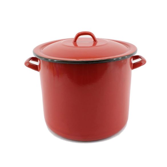 Smaltovaný hrniec s pokrievkou 21 cm 5999036004579