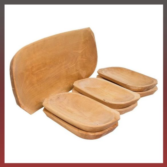 Sada drevených tanierov 6+1 BALÁ RO 5999559118920