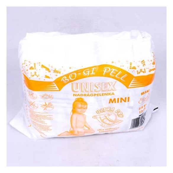 Plienkové nohavičky Bo-Gi Pell – unisex veľkosť MINI – 3–6 kg – 30 kusov 5999883553060