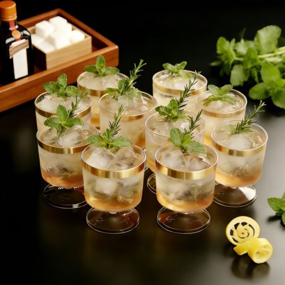 35-dielna sada pohárov so zlatým okrajom 5GM1V585X9