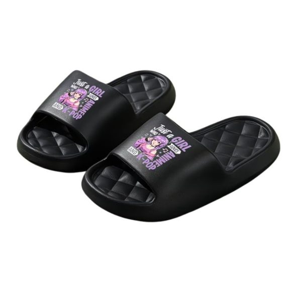 Papuče v štýle K-POP – Plážová a domáca obuv s mäkkou podrážkou 5QM2K528VX