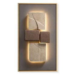   Moderný abstraktný geometrický plátno na stenu 80 × 160 cm 5VM665279V