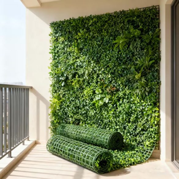 3 ks Umelá rastlinná stena 60 x 40 cm 5VMXW5Q390