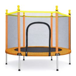   youyijia 5 ft Bezpečnostná sieť Trampolína pre deti – Oranžová 5XMV458999-O