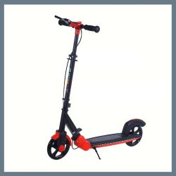   Veľké kolesá skladací kolobežka – Červená 601099547290534-P