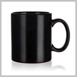 Keramický hrnček MAT 350 ml, čierny 60210305