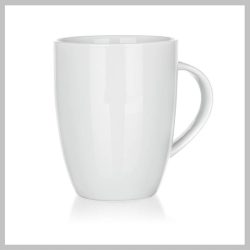 Keramický hrnček STUART, biely 300 ml 60211004