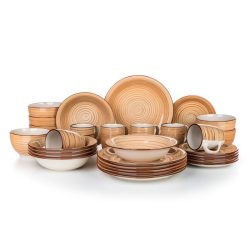 SPIRAL BROWN 30-dielna jedálenská súprava 60319751