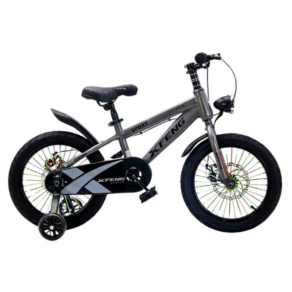 Detský bicykel X-Feng s veľkosťou kolies 20", sivý 603S-2