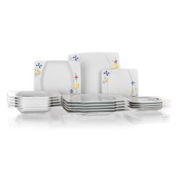   Sada porcelánových tanierov EYE (18-dielna) – Kvetinová 608306